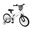 Kids Bike with Training Wheels 12-18 Inch White by DirectDeals