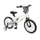 Kids Bike with Training Wheels 12-18 Inch White