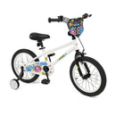 Kids Bike with Training Wheels 12-18 Inch White by LJGDeals