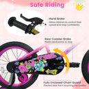 Kids Bike with Training Wheels 12-18 Inch Pink