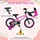 Kids Bike with Training Wheels 12-18 Inch Pink