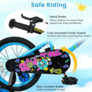 Kids Bike 16 Inch with Training Wheels Ages 4-7 by LJGDeals
