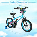 Kids Bike 16 Inch with Training Wheels Ages 4-7 by LJGDeals