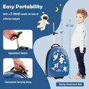 16 Inch Kids Carry-On Luggage Hard Shell Suitcase with Wheels by LJGDeals