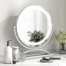 16 Inch Round Makeup Vanity Mirror with 3 Color Dimmable LED Lighting by LJGDeals