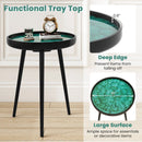 Sea Shell End Table with Tray Top - Mid-Century Modern by LJGDeals