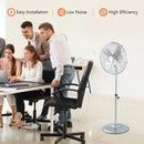 16 Inch Pedestal Standing Fan Oscillating Pedestal Fan with 3 Speeds and Adjustable Height by LJGDeals