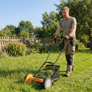 16 Inch Push Lawn Mower with 5 Steel Blades and Grass Catcher Bag by LJGDeals