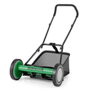 16 Inch Push Lawn Mower with 5 Steel Blades and Grass Catcher Bag by LJGDeals