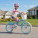 Girls Bike 12-18 Inch with Training Wheels and Basket by LJGDeals