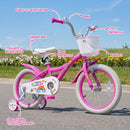 Girls Bike 12-18 Inch with Training Wheels and Basket