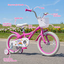 Girls Bike 12-18 Inch with Training Wheels and Basket by LJGDeals