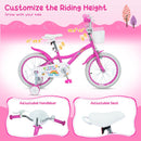 Girls Bike 12-18 Inch with Training Wheels and Basket