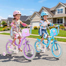 Girls Bike 18 Inch with Training Wheels and Front Bag