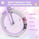 Girls Bike 18 Inch with Training Wheels and Front Bag by LJGDeals