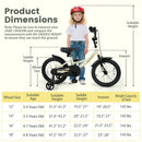 14 Inches Kids Bike Sport Bicycle with Removable Training Wheels