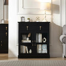 Modern Glass Door Cabinet – 3 Styles | Adjustable Shelves | Compact Storage Cupboard by 2Dropme
