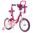16 Inch Kids Bike with Doll Seat and Removable Training Wheels-16 inches by LJGDeals