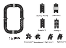 Flexible Rubber Roads Play Set – Open-Ended City & Car Track Play