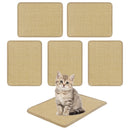 Cat Scratcher Mat Set - 6 Piece Natural Sisal Furniture Protector by DirectDeals