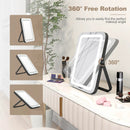 16 x 12 Inch Rectangular Vanity Makeup Mirror with 3 Color Dimmable Lighting by LJGDeals