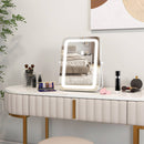 16 x 12 Inch Rectangular Vanity Makeup Mirror with 3 Color Dimmable Lighting