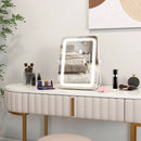 16 x 12 Inch Rectangular Vanity Makeup Mirror with 3 Color Dimmable Lighting by LJGDeals