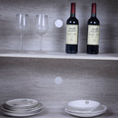 Elegant Sideboard With 2 Acrylic Mirrored Doors, Adjustable Shelf Storage by HouseOfZazla