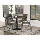 Jerome - Stackable Side Chair (Set of 2) - Charcoal by HouseOfZazla