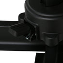 8FT Cantilever Patio Umbrella, Square Outdoor Offset Umbrella with 360 Rotation, Aluminum Hanging Umbrella with 3-Position Tilt, Crank & Cross Base for Garden, Brown