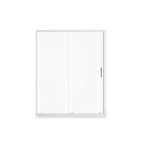 Pivot Shower Door With Handle, 1 / 4" Thick - Chrome