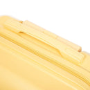 20 Inch ABS Hard Shell Travel Checked Luggage - Yellow by HouseOfZazla