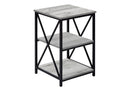 3 Tier Accent Table Side Marble Look Contemporary & Modern by HouseOfZazla