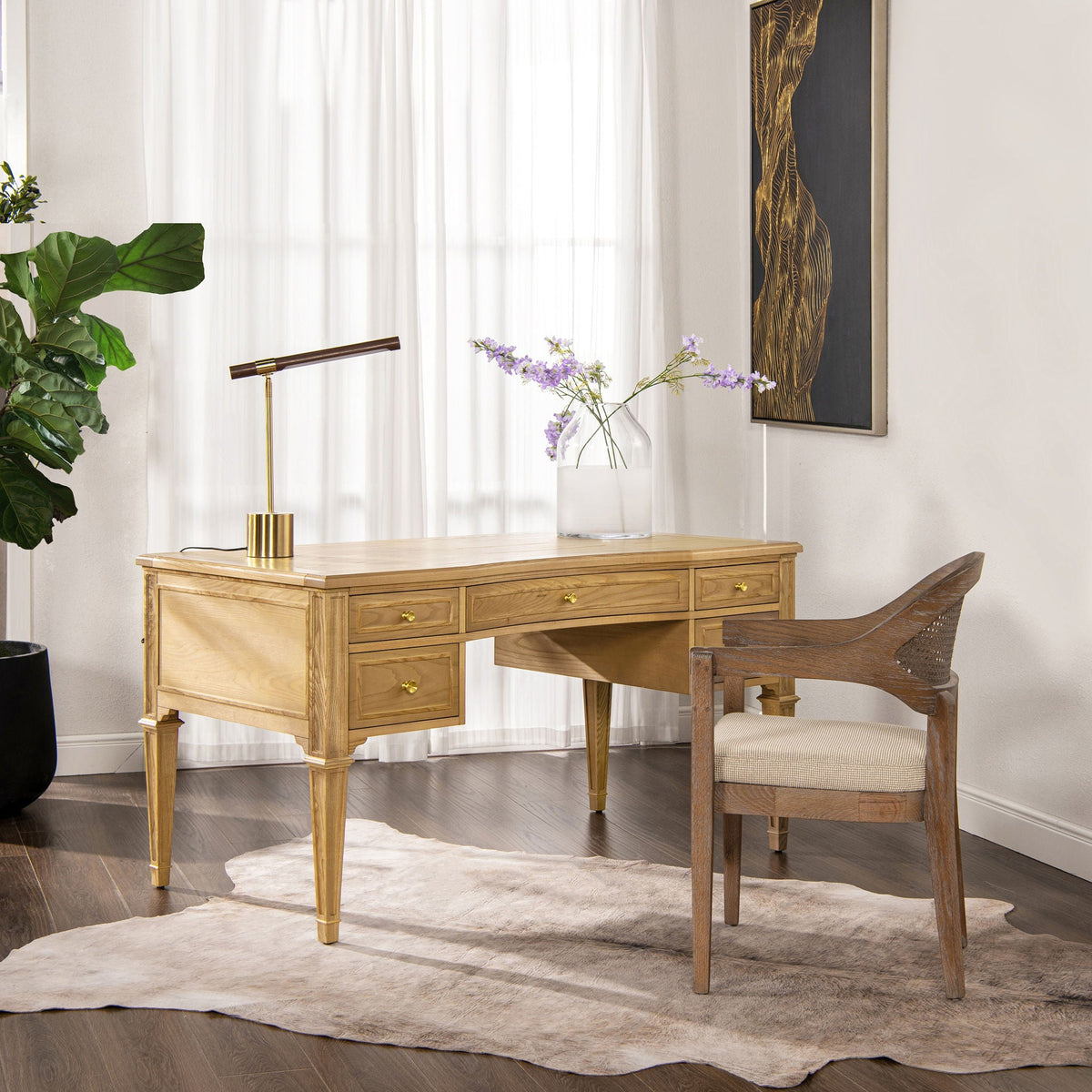Dauphin - 5 Drawer Executive Desk, photo 7 of 33