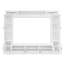 Wall Unit Entertainment Center With Bookshelves For TVs Up to 80" by HouseOfZazla