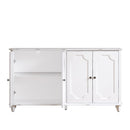 Vintage Distressed Sideboard Buffet Cabinet