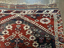 4' X 4' 4" Antique Handmade Turkish Oriental Bergema Wool Veg Dyes Tribal Collectible Rug