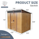 Outdoor Metal Storage Shed And Transparent Plate For Garden, Lawn by HouseOfZazla