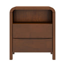 Lionel - Nightstand 2 Drawer - Brown