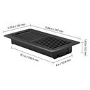 Floor Registers 4 x 10 Inch 12-Pack Iron Floor Vents for HVAC Vent Grilles by HouseOfZazla