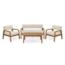 4-Pieces Outdoor Sofa Set with Cushions by HouseOfZazla