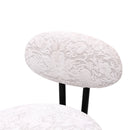 Round Print Bar Stools Upholstered Chairs For Kitchen (Set of 2) by HouseOfZazla