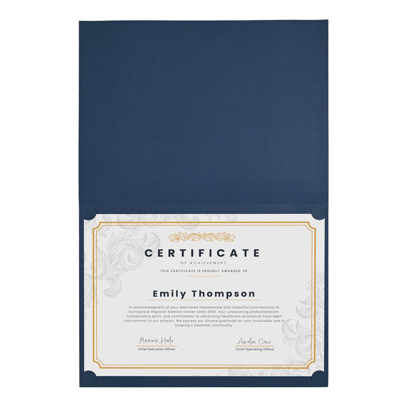 Yescom Certificate Holders 8.5x11 Graduation Diploma Folder Set(30)
