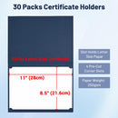 Yescom Certificate Holders 8.5x11 Graduation Diploma Folder Set(30)