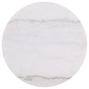 Jason 3-piece Round White Marble Coffee Table Set Greige
