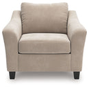 Willarae - Chair And A Half - Taupe by Unique Piece Furniture