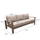 Powdered Outdoor Sofa