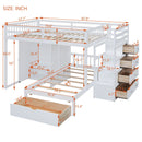 Bunk Bed With Wardrobe, Drawers by HouseOfZazla