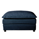 Modern Comfy Deep Seat Modular Sectional Sofa Cloud Couch With Ottoman by HouseOfZazla