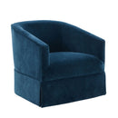 Elm - Skirted Swivel Chair by HouseOfZazla